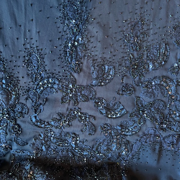 Mother of the Bride blue sequin gown. Only worn twice in the last 24 years. - Picture 11 of 15